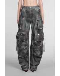 The Attico - Fern Pants In Camouflage Cotton - Lyst