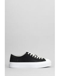 Givenchy - Sneakers City low in Camoscio e Tessuto Nero - Lyst