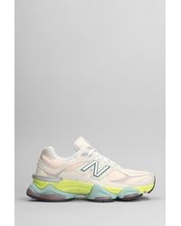 New Balance - 9060 Sneakers In Multicolor Leather And Fabric - Lyst