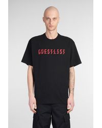 44 Label Group - T-Shirt in Cotone Nero - Lyst