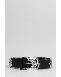 Isabel Marant - Theora Belts In Black Leather - Lyst