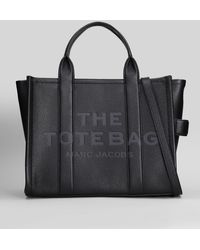 Marc Jacobs - The Medium Tote Tote In Black Leather - Lyst