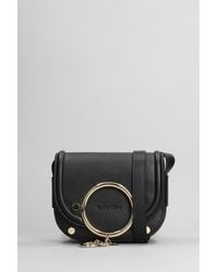 See By Chloé - Mara Shoulder Bag In Black Leather - Lyst