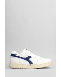 Diadora - B.560 Used Sneakers In White Leather - Lyst