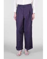 Antik Batik - Pantalone Pam in Cotone Blu - Lyst