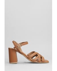 Carmens - Renew Croisee Sandals In Leather Color Leather - Lyst
