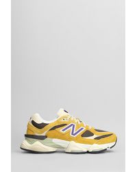 New Balance - Sneakers 9060 in Camoscio e Tessuto Giallo - Lyst