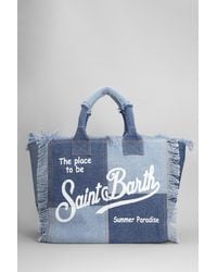 Mc2 Saint Barth - Tote Vanity in denim Blu - Lyst