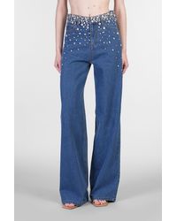 retroféte - Jeans Jenna in Cotone Blu - Lyst