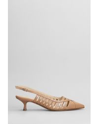 Anna F. - Pumps In Camel Leather - Lyst