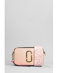 Marc Jacobs - Snapshot Shoulder Bag In Rose-pink Leather - Lyst