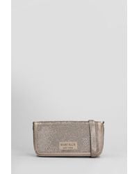 Marc Ellis - Shiny Small Bag Shoulder Bag In Bronze Fabric - Lyst