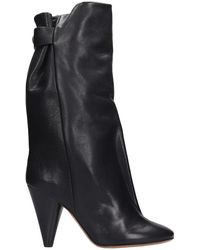 Isabel Marant Stivali Lakfee in Pelle Nera - Nero
