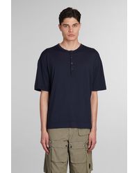 C.P. Company - T-shirt In Blue Cotton - Lyst