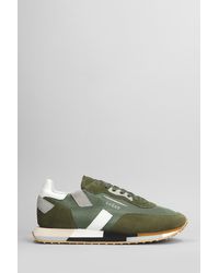 GHŌUD - Rush Multi Sneakers In Green Suede And Fabric - Lyst