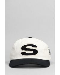 Stussy - Cappello in Cotone Beige - Lyst