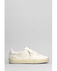 Golden Goose - Soul Star Sneakers In White Leather - Lyst