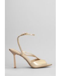 Lola Cruz - Sandali Streep Heel 95 in Pelle Cipria - Lyst