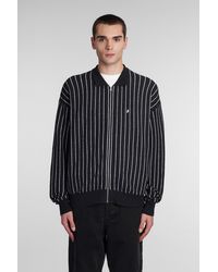 Stussy - Casual Jacket In Black Cotton - Lyst