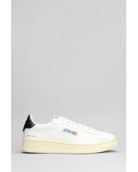 Autry - Dallas Sneakers In White Leather - Lyst