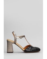 Chie Mihara - Decollete Obaga 46 in Pelle Nera - Lyst