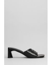 Balenciaga - Slipper-Mule Dutyfree sandal in Pelle Nera - Lyst