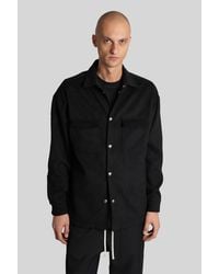 State of Order - Apache Pocket Casual Jacket In Black Wool - Lyst