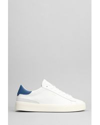 Date - Sonica Sneakers In White Leather - Lyst