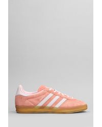 adidas - Gazelle Indoor W Sneakers In Rose-pink Suede - Lyst