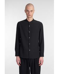 Attachment - Camicia in Poliestere Nera - Lyst