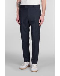 PT Torino - Pantalone MA27 in Lana Blu - Lyst