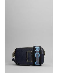 Marc Jacobs - The Snapshot Shoulder Bag In Blue Leather - Lyst