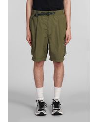 and wander - Shorts in Poliestere Verde - Lyst
