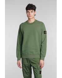Stone Island Terry Sweatshirt In Organic Cotton in Blue for Men - Save 20%  | Lyst