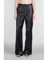 GIUSEPPE DI MORABITO - Pantalone in Pelle Nera - Lyst
