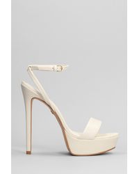 Carrano - Sandals In Beige Leather - Lyst
