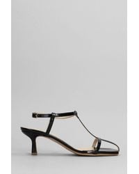 Fabio Rusconi - Sandali in Pelle Nera - Lyst
