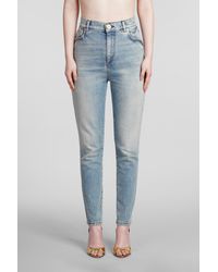 Balmain - Jeans in Cotone Blu - Lyst