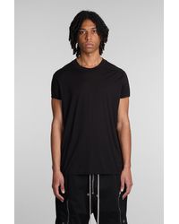 Rick Owens - T-Shirt Small level t in Cotone Nero - Lyst