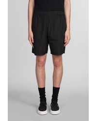 Grifoni - Shorts in Cotone Nero - Lyst