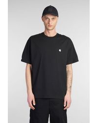 Carhartt - S-s Madison T-shirt T-shirt In Black Cotton - Lyst