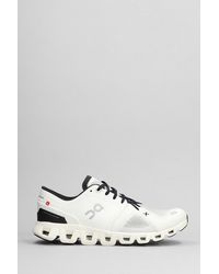 On Shoes - Cloud X 3 Sneakers In White Polyester - Lyst