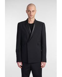 SAPIO - N 4 Blazer In Black Wool - Lyst