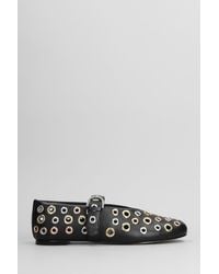 Carrano - Ballerine in Pelle Nera - Lyst