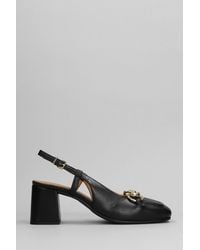 Pedro Miralles - Pumps In Black Leather - Lyst