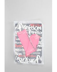 Comme des Garçons - Socks In Rose-pink Polyester - Lyst
