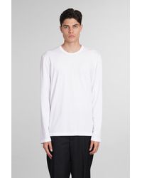 James Perse - T-shirt In White Cotton - Lyst