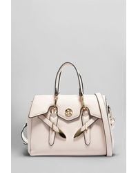 Secret Pon-pon - Yalis Medium Shoulder Bag In White Leather - Lyst