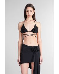 Magda Butrym - Beachwear Swim bra 01 in Poliammide Nera - Lyst