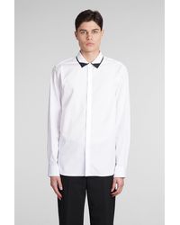 Neil Barrett - Shirt In White Cotton - Lyst